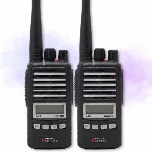 유니모 DPH-100 DPH100 고성능 디지털 업무용 무전기 2대 세트 