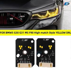 Yellow DRL Module For 2018 BMW 5 series G30 530i G32 GT F90 M5 Adaptive LED Headlight Angel Eyes 631