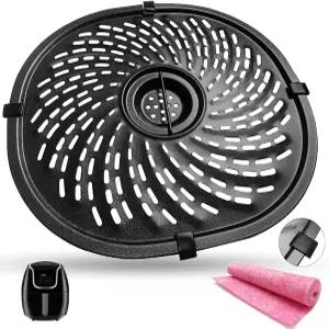 PowerXL Gowise USA 에어프라이어용 7QT 그릴 팬 업그레이드된 이중 코팅 크리스퍼 플레이트 트레이 랙