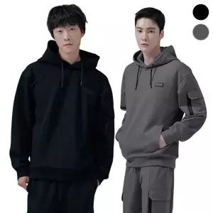 체이스컬트 소매 POCKET 기모 후드 T-SHIRT/2Color - 멀티