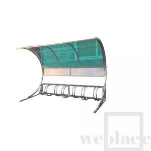 N4자전거보관소 지붕-그린4M/10대분 실외자전거거치대
