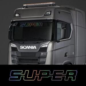 Scania R S G 시리즈 비닐 필름 장식 데칼 헤비 빅 트럭 세미 트레일러 자동 튜닝 액세서리 용 슈퍼 앞 유