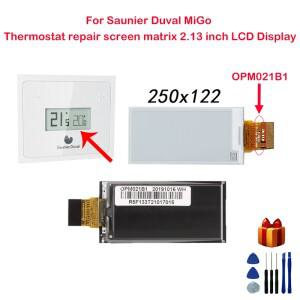 Saunier Duval MiGo 온도 조절기 수리 스크린 매트릭스 2.13인치 LCD 디스플레이용