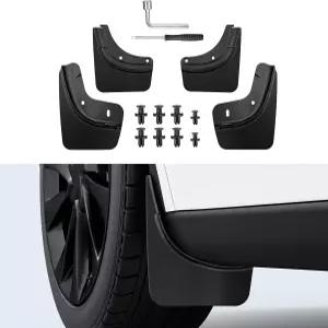 모토로브 2026 2025 테슬라 모델 Y 주니퍼 머드 플랩 스플래시 가드 드릴링 필요 없음 타이어 보호 TPE