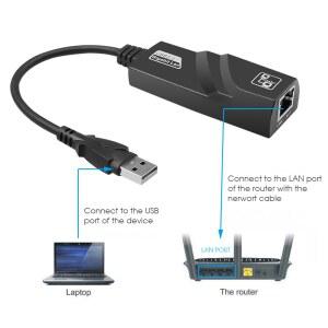 블랙박스동글이 유선 USB 0RJ45 이더넷 네트워크 PC RTL8153 101001000MBPS 어댑터 노트북용 카드 LAN
