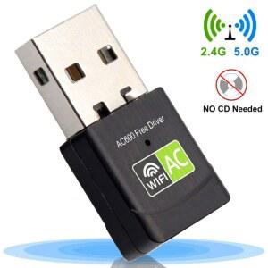블랙박스동글이 600MBPS 듀얼 밴드 ADAPTADOR 5GHZ WIFI 안테나 카드 4G 네트워크 어댑터 USB 무선