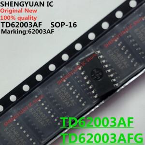 10Pcs TD62003AF SOP-16 7채널 달링턴 싱크 드라이버 100% 새 원본