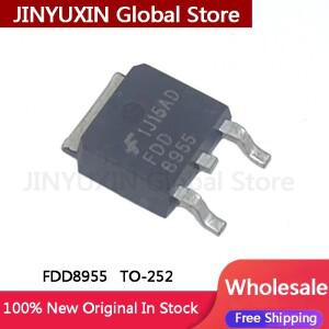 10-100Pcs FDD8955 8955 TO-252 MOSFET 다이오드 트랜지스터 IC 칩