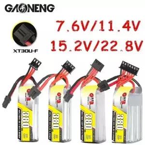 FPV 레이싱 드론 Whoop RC 쿼드콥터 헬리콥터 자동차용 GNB 2S/3S/4S/6S 380mAh 90C/180C