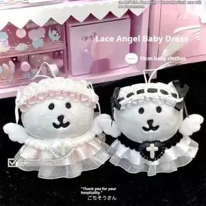 10cm 코튼 인형 장식 천사 의류 시리즈 속성없는 유니버설 슈트 액세서리가있는 새로운 Kawaii Changed For