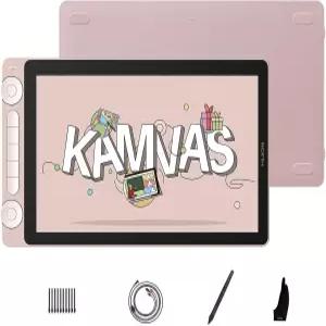 화면이 있는 HUION 캄바스 13 3세대 드로잉 태블릿 스파크 방지 캔버스 유리가 풀 라미네이팅 그래픽