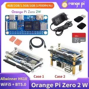 오렌지 파이 제로 쿼드 코어 Cortex-A53 미니 PC Wi-Fi5 BT5.0 지지대 BLE 2 W 1GB Allwinner H618