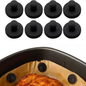 에어프라이어 실리콘 풀 인클로저 100 BPA 프리 방수 및 종이용 고내구성 일회용 라이너를 안전하게