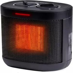 실내용 컴팩트 전기 스페이스 히터 1500W 팬 구동 PTC 세라믹 온도 조절기 3단계 팁 오버 및 과열 방지 ETL