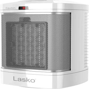 욕실용 ALCI 플러그가 있는 Lasko 휴대용 전기 세라믹 스페이스 히터 2단 온도 및 간편한 히트 버튼 8인치