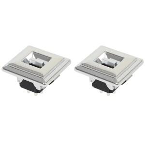 Chevy GM 1978-1990 20043940 LHD용 2X 자동차 파워 윈도우 스위치 사각 코너 버튼