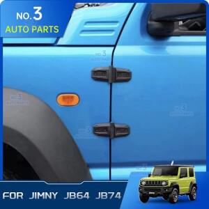 4Pcs ABS 자동차 엔진 후드 문 힌지 장식 커버  스즈키 지미 JB64 시에라 JB74W 2019 2022 외부 스타일링