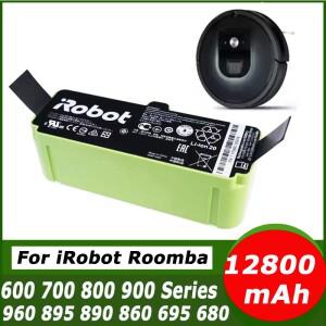 6500mAh 리튬 이온 배터리 iRobot Roomba Cleaner 900 800 700 600 시리즈 960 980 981 965 895 605 692 69