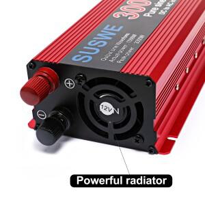 순수 사인파 인버터 1000W-3000W 전원 태양 광 자동차 LED 디스플레이 DC 12V 24V AC 220V 전압 변환기