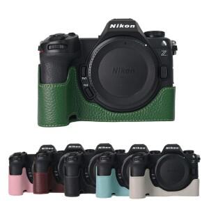 Nikon Z6III Z6 Mark 배터리 오프닝 하단 커버용 호환 가죽 카메라 하프 바디 케이스
