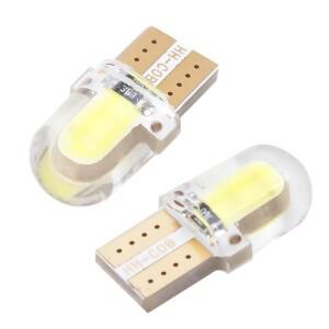 20X LED T10 Led 194 168 W5W COB 자동차 웨지 전구 인테리어 돔 독서 등 주차 램프 번호판 빛