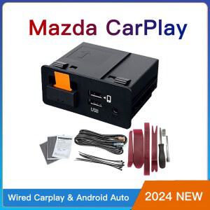 카플레이 네비게이션 carplay 신상 P2 CarPlay 안드로이드 자동 모듈 USB 어댑터 허브 Mazda3 Axela 6 2 CX5 CX3 CX8 CX9 Miata MX5 TK78669U0C K1414 개조 키트