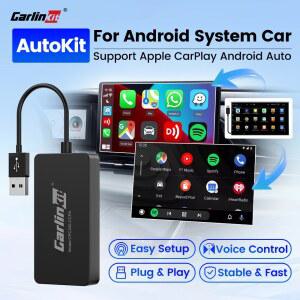 카플레이 네비게이션 carplay CarlinKit 안드로이드 자동 USB 동글 무선 CarPlay 어댑터 안드로이드 자동차 지원 Spotify Waze지도 전화 Mirrorlink 자동차 라디오