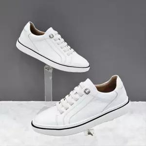 [모다아울렛][탠디]남성 클래식 레더 스니커즈 Y2HF50FS07 WHITE 1SD JJ_JJ