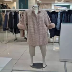 [아르테]아르테 세이브존07 체크 퍼 모직 코트 DODBWH380 (46337958)