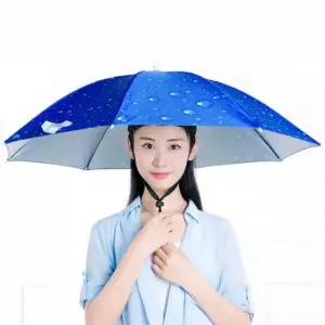 우산모자 양산 낚시 머리에쓰는 햇빛가리개 우양산 77cm