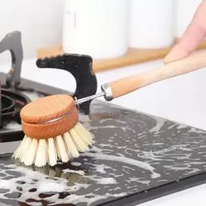 바베큐 캠핑 그리들 주물팬 세척솔 브러쉬