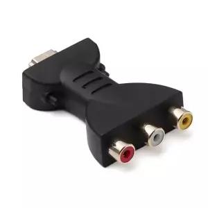 HDMI확장기 젠더 미니 HDMI TO AV 금 호환 남성 3 RGB RCA 비디오 오디오 어댑터 HDTV DVD 구성 요소 변환
