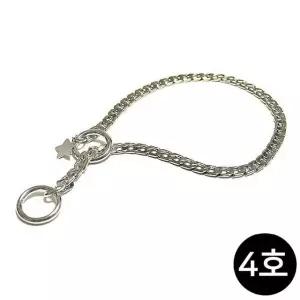 강아지 목걸이 4호 인식표개이름표 쵸크체인 이름표목걸이 그루머스