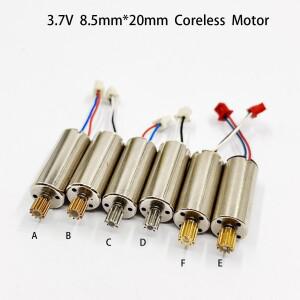 미니 소형 8520 CW 코어리스 모터 황동 기어 8T 메탈 DC 3.7V 고속 엔진 RC 드론 쿼드콥터 UAV 8.5mm x 20m