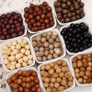 묵주 단주 DIY 부적 나무 알 팔찌 합장주 재료 행운 비즈 염주 부자재 108 만들기