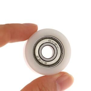1pcs 608 ZZ 8x30x10mm POM 나일론 라운드 타입 롤러 휠 포장 베어링 풀리 플라스틱