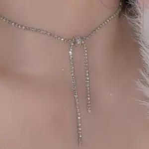 파티목걸이 크리스탈 여성 큐빅 초커 반지 목걸이 팔찌 레이어드 심플한