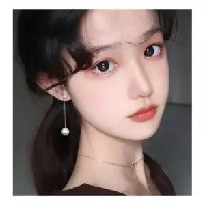 진주 고급 여성드롭귀걸이 롱귀걸이 여성 귀걸이 드롭 여성귀걸이