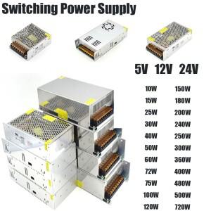 스위칭 전원 공급 장치 5V 12V DC 24V AC 110V - 220V 5A 10A 20A 30A 40A LED 스트립 CCTV 모터 용 SMPS