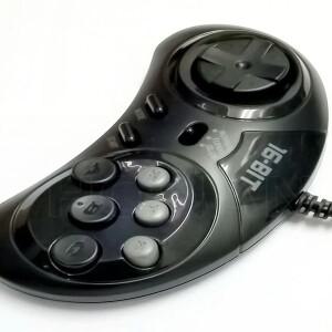범용 핸들 게임 컨트롤러 SEGA 콘솔 PC MAC 메가 드라이브 액세서리 원격 제어용 클래식 유선 6 버튼