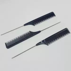 꼬리빗 업스타일 스틸 꼬챙이빗 헤어 미용실 M50495
