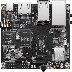 KICKPI K2B개발 보드 Allwinner H618 쿼드 코어 64비트 단일 컴퓨터 WiFi 5 BT5.0 Pi 대안 Android Ubuntu