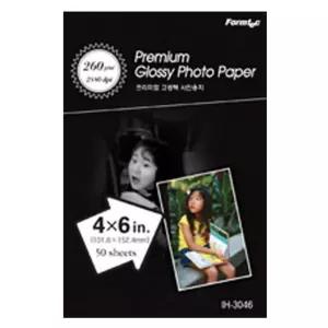 고광택포토용지(인화지) IH-3046 50매 260g 사진 인쇄지
