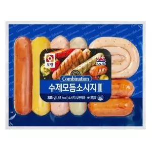 [셀러허브][사조오양] 수제 모듬 소시지 385g x 10개 (S51637857)