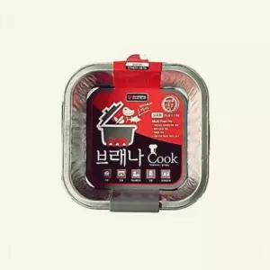 IOWFFPN92 멀티냄비 그릴 사각 직화요리 소 재활용가능 3p 냄비 탕 알미늄 낚시 오븐냄비 캠핑 일회용냄비