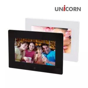 유니콘 LTD-700A 7인치 슬림형 디지털액자 탁상 사진 프레임 포토 디지탈 선물 사무실 슬라이드쇼기능 음악
