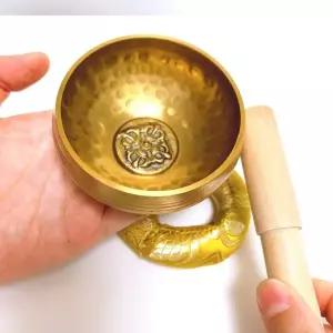 IKWFFSK7G 핸드메이드 지름 8cm 싱잉볼 명상종 힐링 치유 명상도구 불교용품 티벳 네팔 전통공예