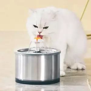 강아지 고양이 플라워 올스텐 필터 펫 정수기 급수기