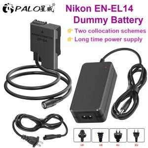 EN-EL14 EL14A EP-5A 더미 배터리 AC/DC 전원 어댑터 Nikon D3100