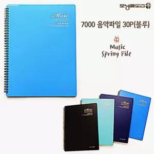시스템파일 시스템화일 모닝글로리 관공서 30P 블루 사무용품 학교 서류보관 음악파일